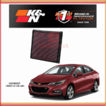 LỌC GIÓ K&N CHEVROLET CRUZE 1.8L