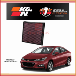 LỌC GIÓ K&N CHEVROLET CRUZE 1.8L