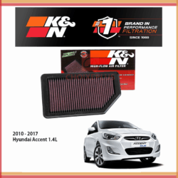 LỌC GIÓ K&N HYUNDAI ACCENT 1.4L 2011-2017