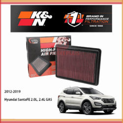LỌC GIÓ K&N HYUNDAI SANTAFE 2.0L & 2.4L 2012-2019