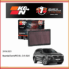 LỌC GIÓ K&N HYUNDAI SANTAFE 2.4L 2018~