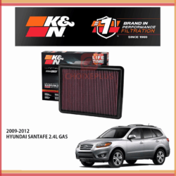 LỌC GIÓ K&N HYUNDAI SANTAFE 2.4L 2009-2012